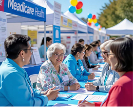 Medicare health enrollment community event